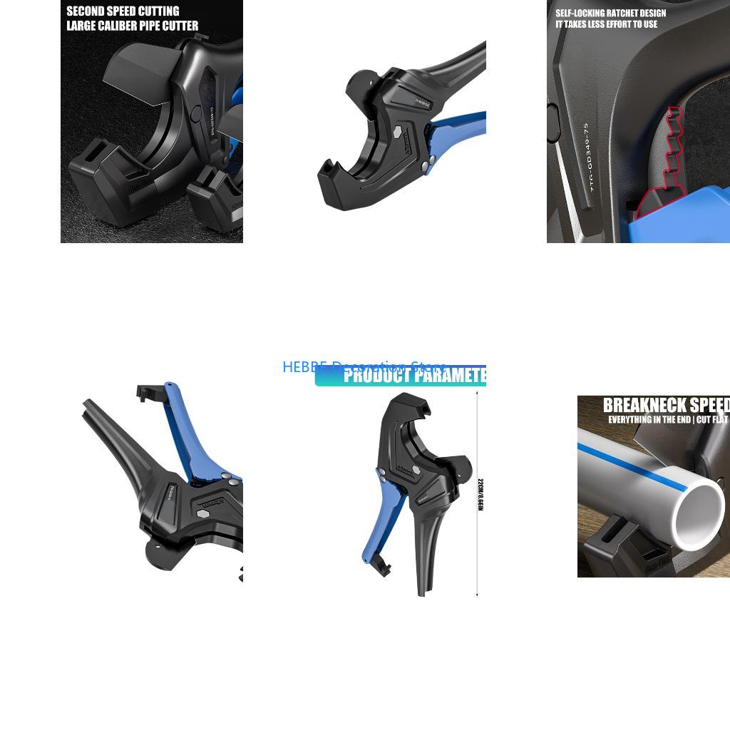 Pipe Cutter Ratchet - B0KC PVC Boru Kesici Cırcırlama Ağır