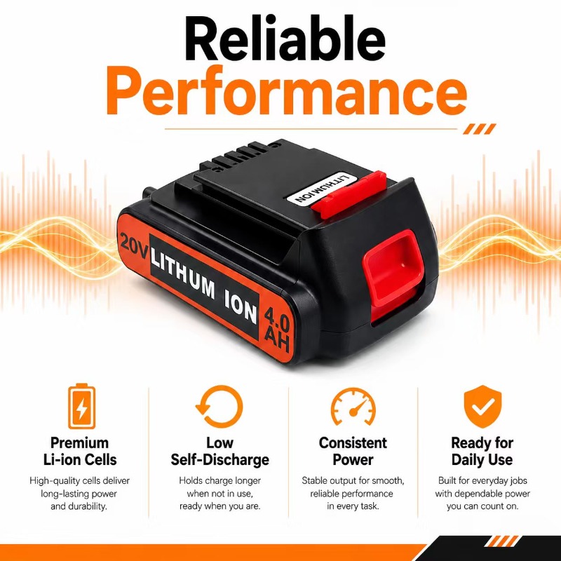 3/4/6/8Ah Uzun Çalışma Süreli  - Black+Decker Tool 20V Max incelemesi ve fiyatı