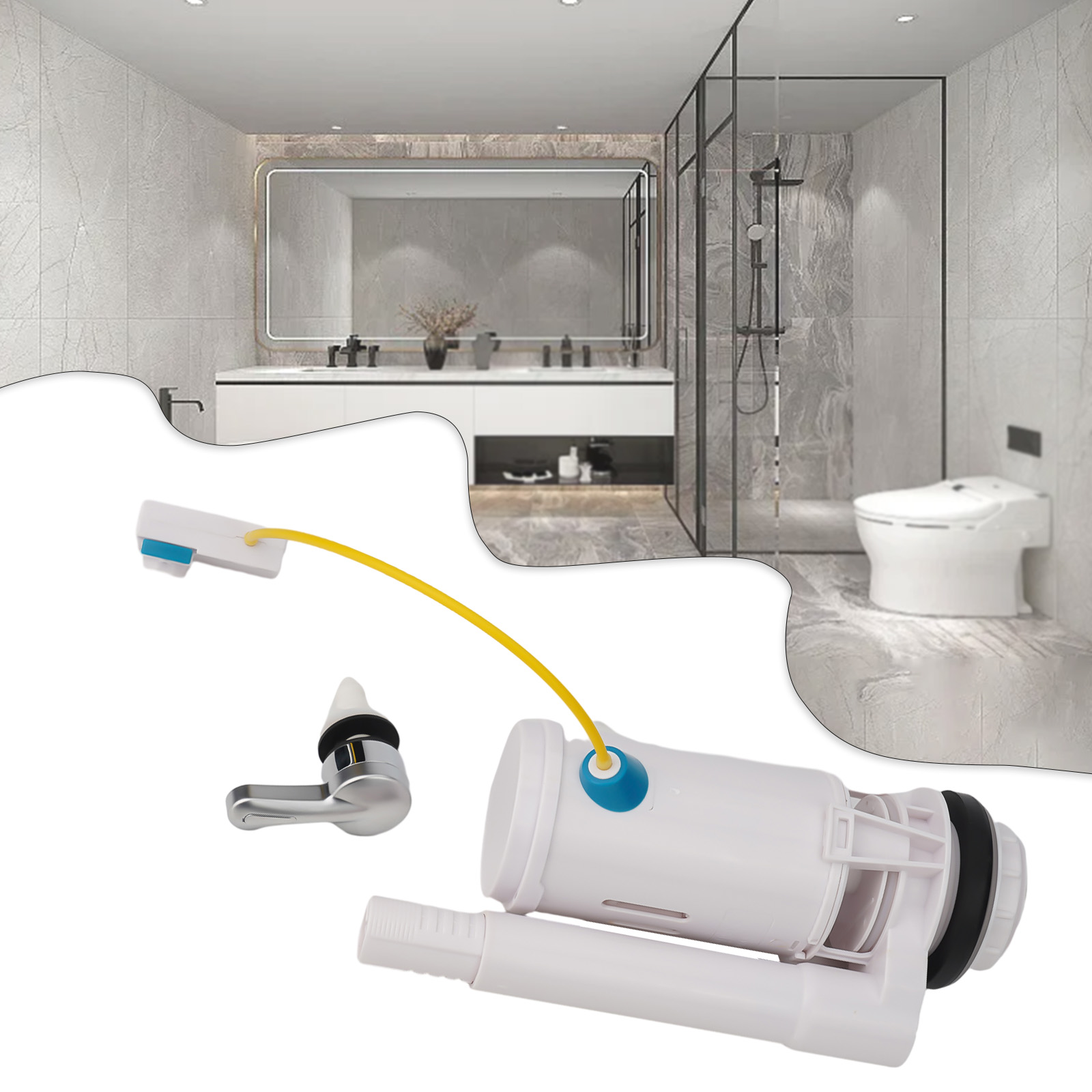 Kontrollü Çift Tahliye Valfi P - Toilet Fill Valve incelemesi ve fiyatı